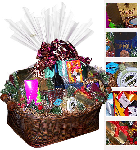 Fabulously Festive - Underwraps Christmas Gift Baskets Los Angeles California